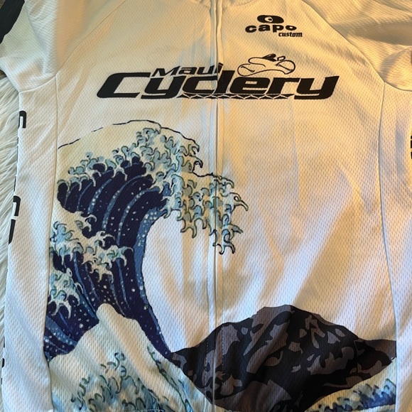 Maui Cyclery short sleeve full zipper bicycle jersey - Picture 8 of 13